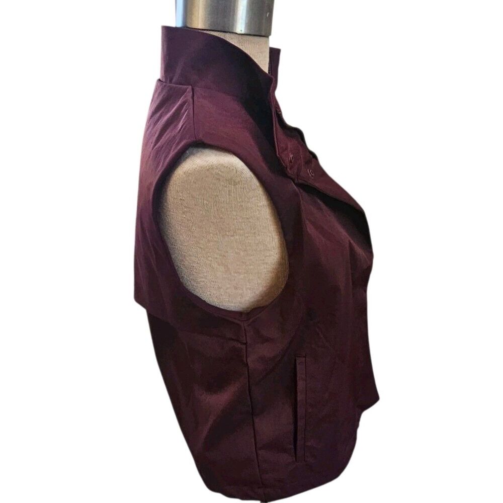 Nike Repel Golf Vest Burgundy Ladies Size S Excellent Pre Owned Condition - Picture 4 of 11